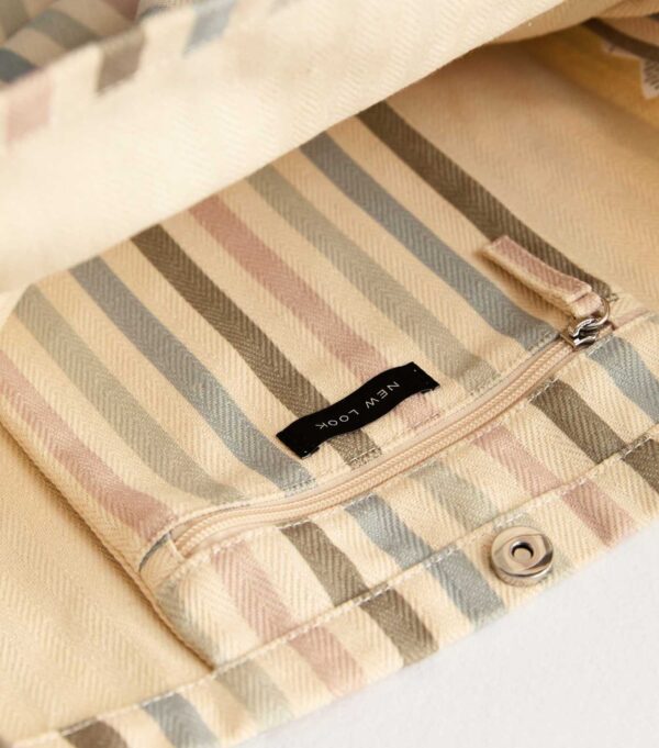 Stripe Slouch Tote Bag - Image 4