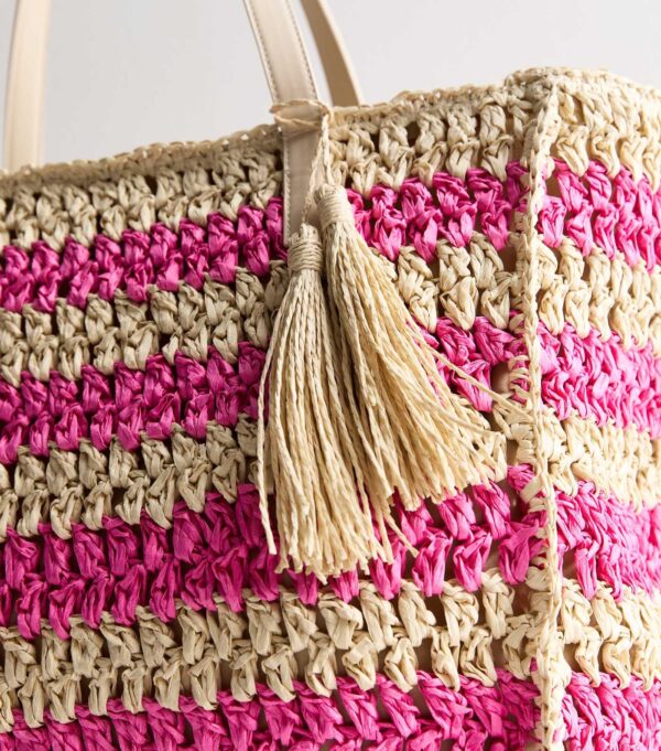 Raffia Tote Bag - Image 3