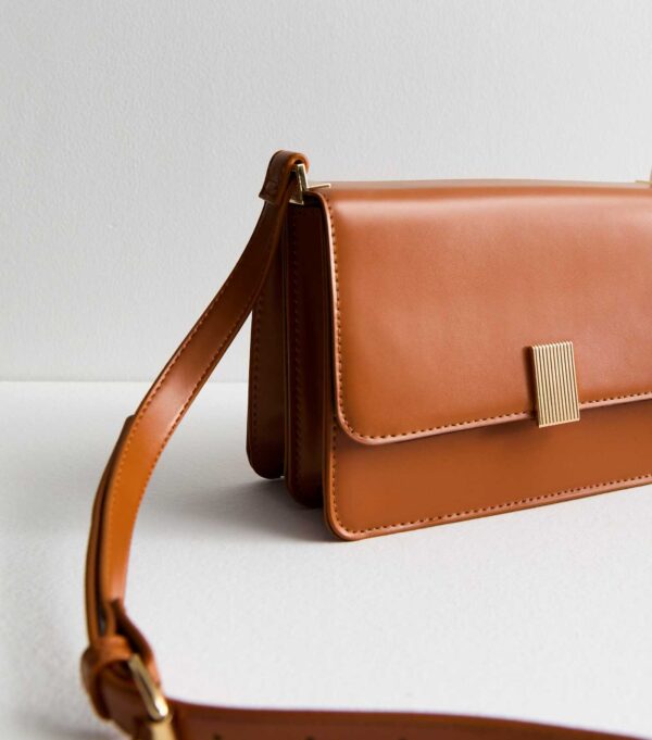 Leather-Look Cross Body Bag - Image 3