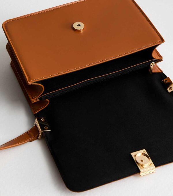 Leather-Look Cross Body Bag - Image 4